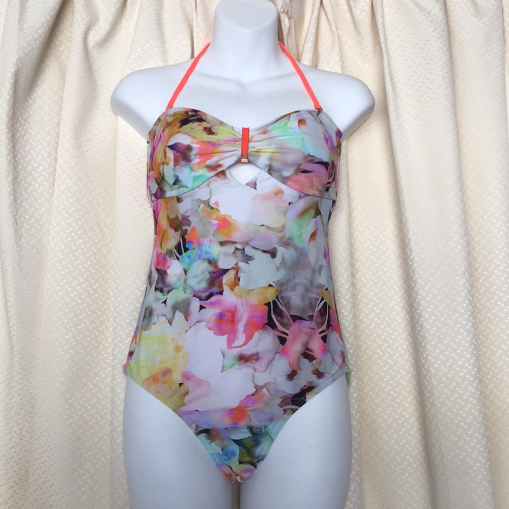 Ted Baker floral swimsuit Sz 2